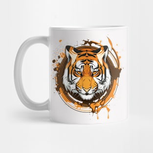 Graffiti Paint Tiger Creative Mug